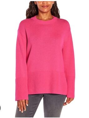 GAP Bright Pink Oversized Knit Sweater